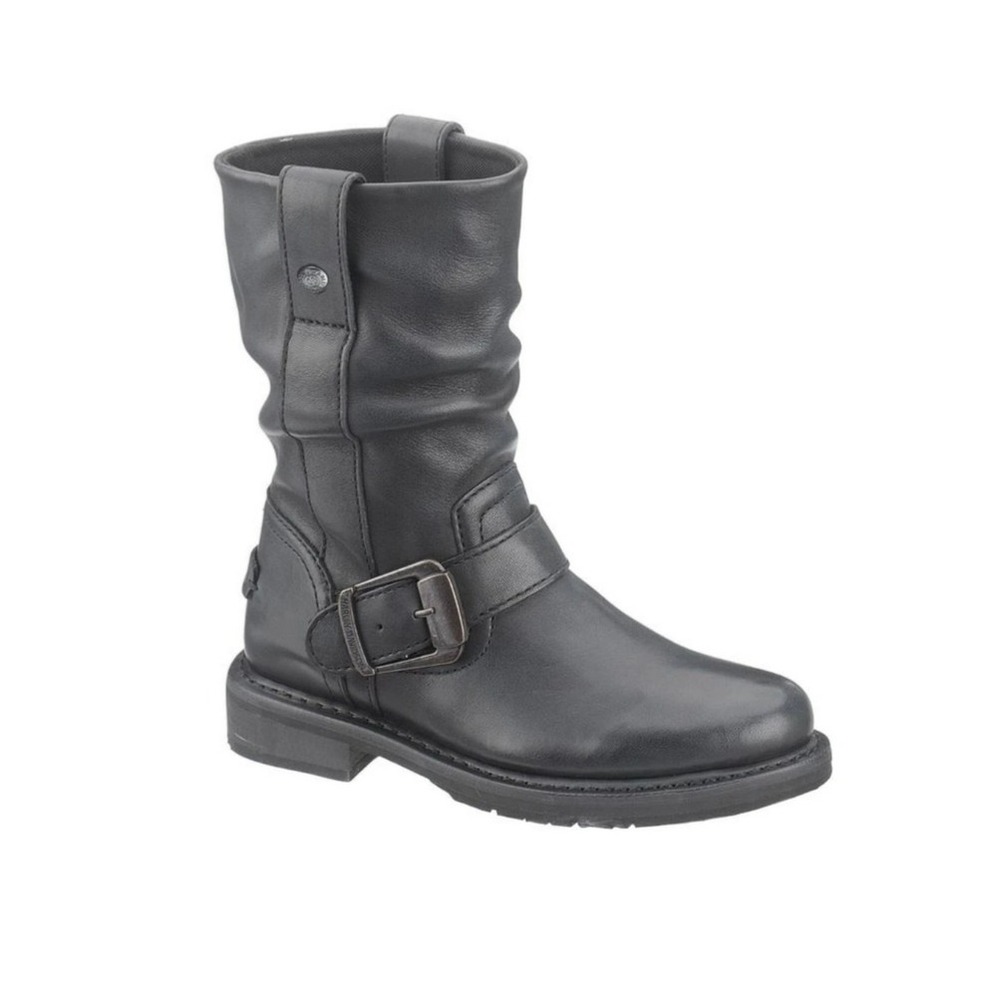 Harley-Davidson Women's Darice 8.5-Inch Black Motorcycle Boots Size 9.5